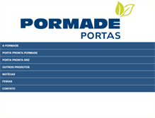 Tablet Screenshot of pormade.com.br